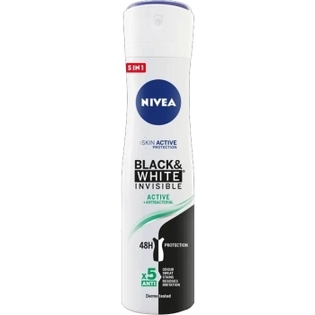 Black & White Invisible Active Deodorant Spray