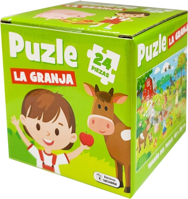 Puzzle Cubo La Granja 24 Piezas