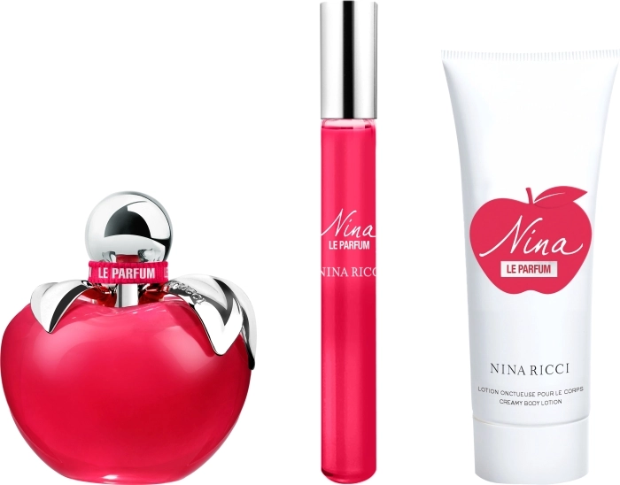 Set Nina Le Parfum 50ml + Roll-on 10ml + Body Lotion 75ml