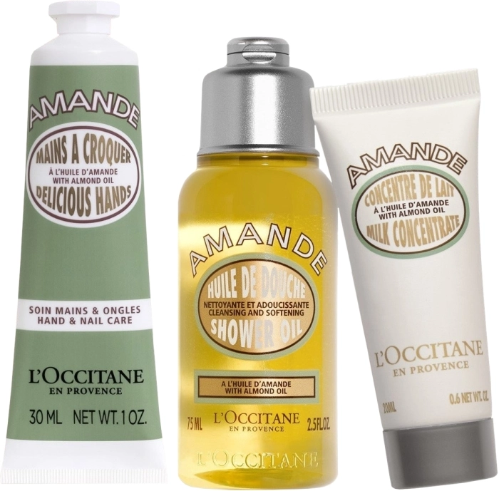 Set Amande Huile De Douche 75ml + 2 Productos Set Amande Huile De Douche 75ml + 2 Productos