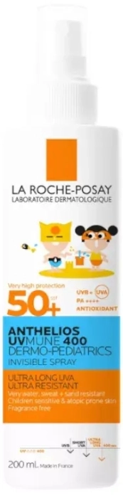 Anthelios UVMune 400 Dermo-Pediatrics Spray Invisible SPF50+