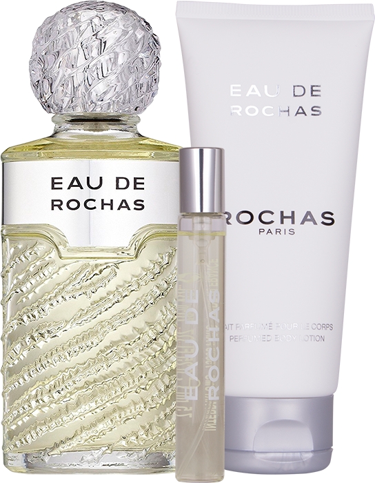 Set Eau de Rochas 100ml + Body Lotion 100ml + 20ml Set Eau de Rochas 100ml + Body Lotion 100ml + 20ml