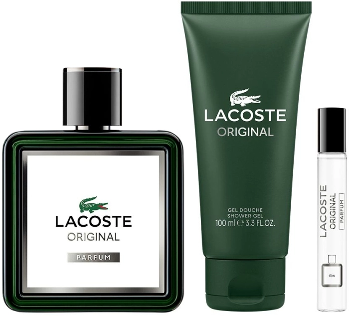 Set Lacoste Original Parfum 100ml + 7,5ml + Shower Gel 100ml Set Lacoste Original Parfum 100ml + 7,5ml + Shower Gel 100ml