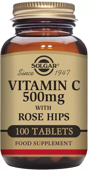 Rose Hips C 500 mg Vitamina C con escaramujo Rose Hips C 500 mg Vitamina C con escaramujo