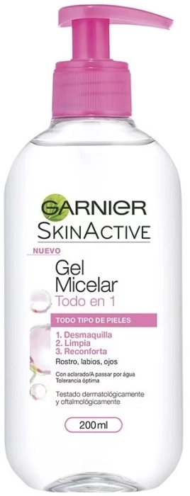 Skin Active Gel Micelar Todo en 1