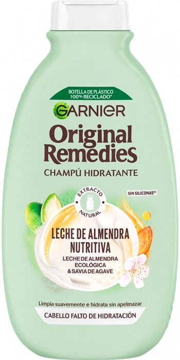 Original Remedies Champú Hidratante Leche de Almendra Nutritiva