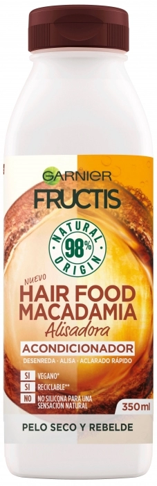 Fructis Acondicionador Alisador Hair Food Macadamia