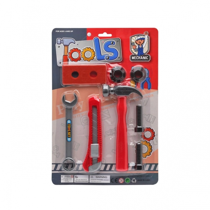 Juego de herramientas para niños Tools Mechanic 8 Piezas