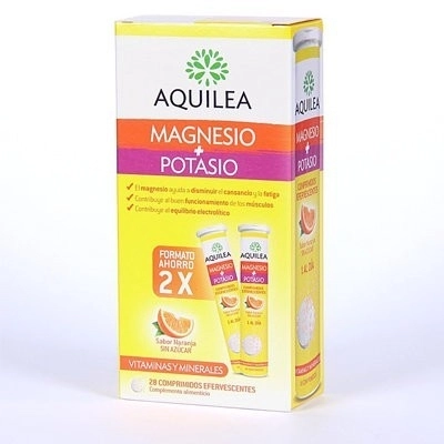 Aquilea magnesio + potasio 28 comp eferv