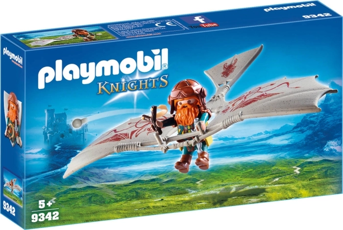 Playmobil Knights Gnomo con Máquina Voladora