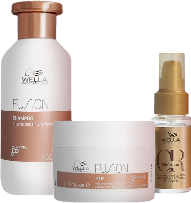 Set FUSION Reparación Intensa CHampú 250ml + Mascarilla 150ml + Aceite 30ml