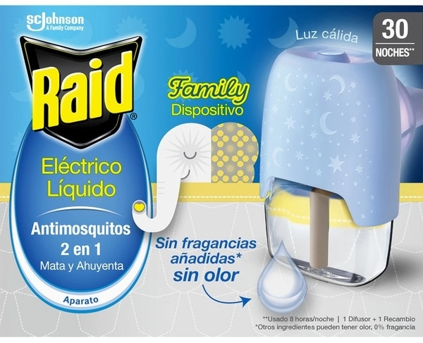 Antimosquitos Eléctrico Líquido 2en1 + 1 Recambio