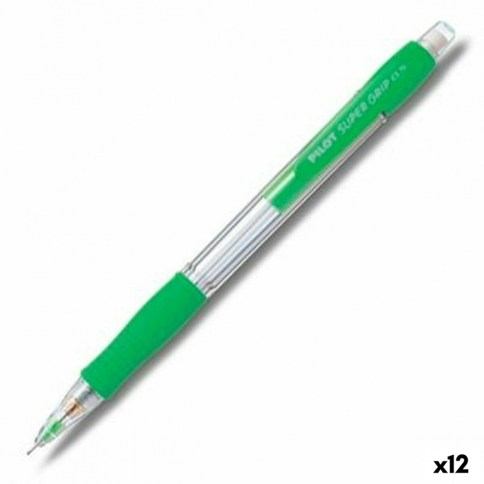 Portaminas Pilot Super Grip 0,5 mm Verde Claro (12 Unidades)