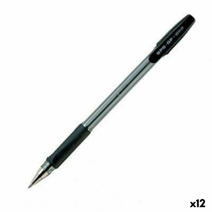 Bolígrafo Pilot BPS-GP Negro 0,4 mm (12 Unidades)