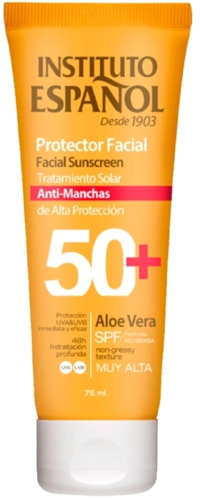 Protector Facial Aloe Vera SPF50+ Anti-Manchas