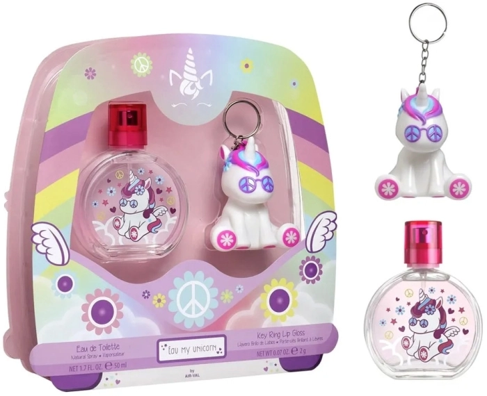 Set Eau my Unicorn 50ml + Llavero Brillo de Labios 2g Set Eau my Unicorn 50ml + Llavero Brillo de Labios 2g