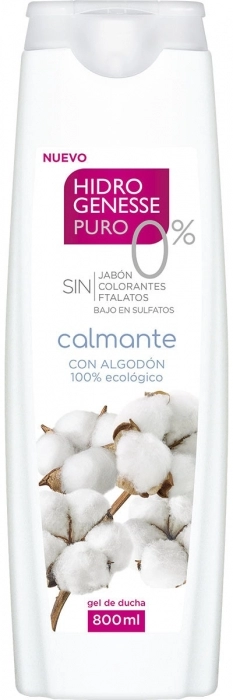 Gel de Ducha Calmante con Algodón