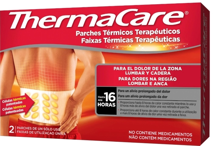 Thermacare Parches Térmicos Terapeúticos Zona Lumbar y Cadera