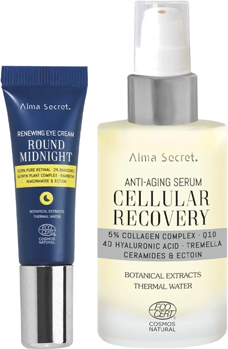 Set Anti-Aging Serum Cellular Recovery 50ml + Round Midnight 0,05% Pure Retinal