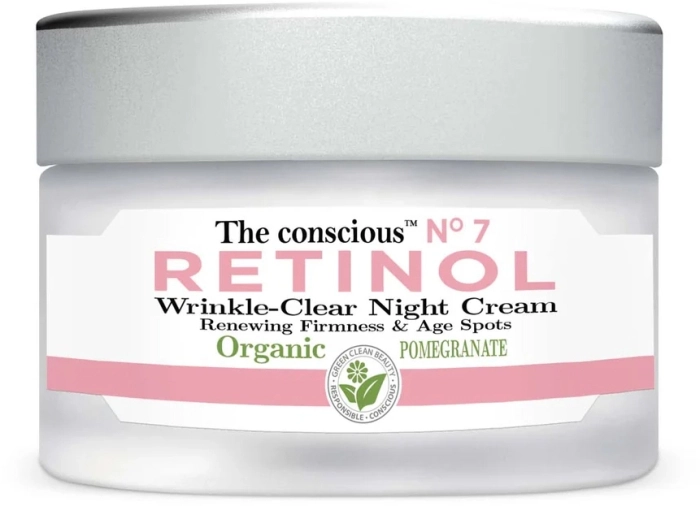 The conscious  Retinol Wrinkle-Clear Night Cream Organic Pomegranate