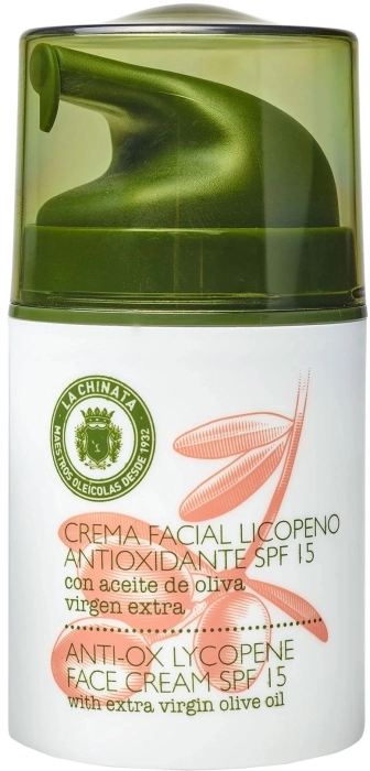 Crema Facial con Licopeno Antioxidante SPF15 Crema Facial con Licopeno Antioxidante SPF15