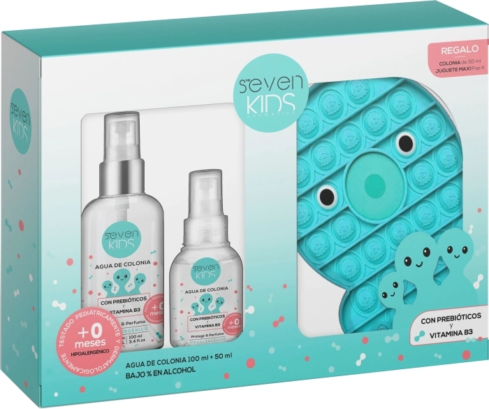 Set Seven Kids Agua de Colonia 100ml + 50ml + Juguete Pop it