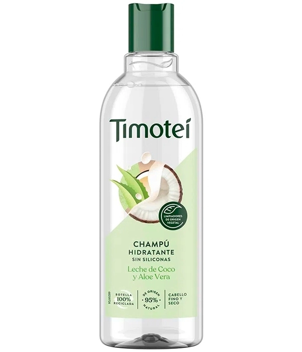 Champú Hidratante Leche de Coco y Aloe Vera