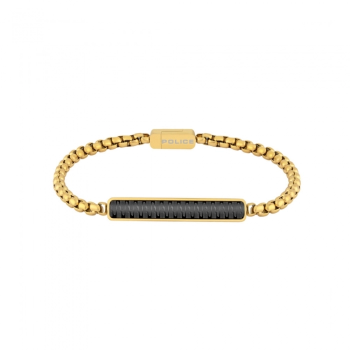 Pulsera Mujer Police PJ26474BSG-02 Dorado Acero Inoxidable 200 mm