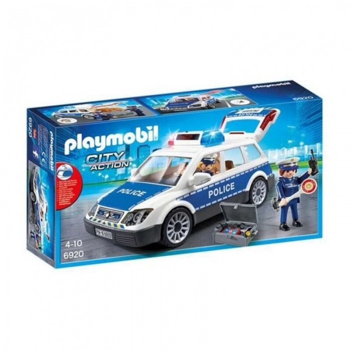 Playmobil City Action Coche de Policía con Luces y Sirena