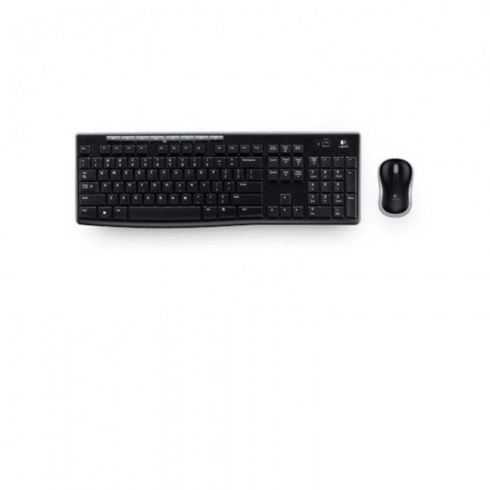 Teclado y Ratón Óptico Logitech 920-004513 2,4 GHz Negro Inalámbrico