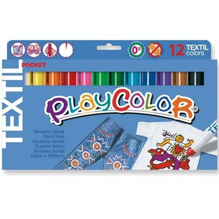 Témperas Playcolor Multicolor Sólida