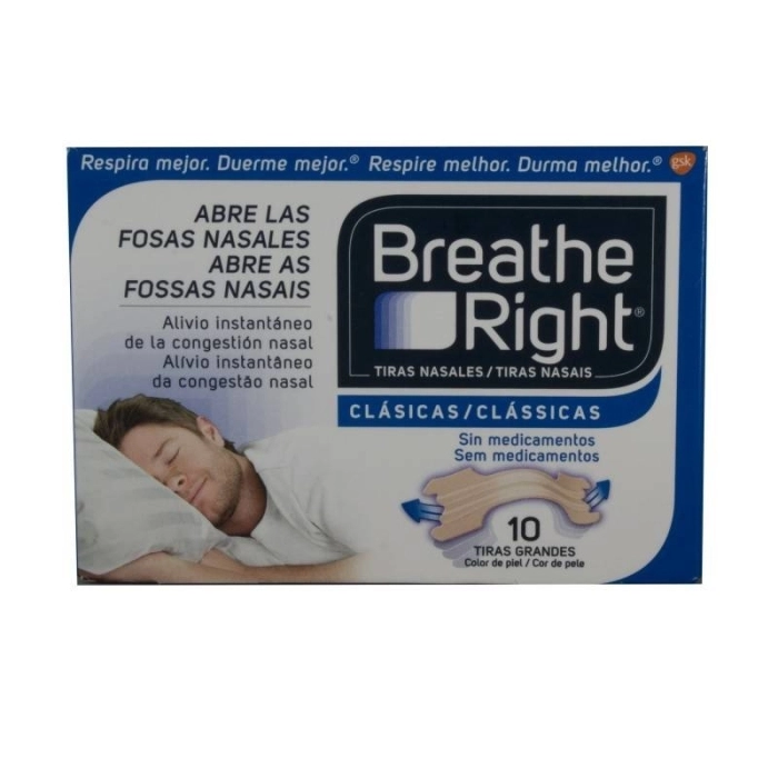 Breathe right clásica t- gde 10 u