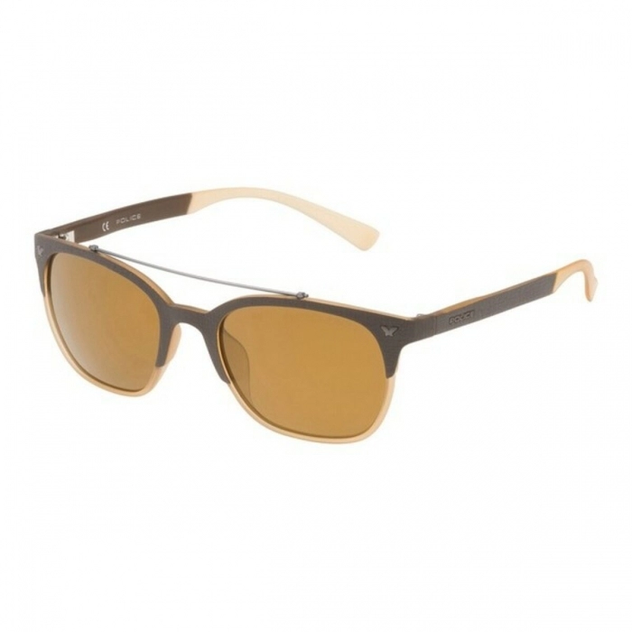 Gafas de Sol Unisex Police SPL161537ESG (53 mm) Marrón (ø 53 mm)