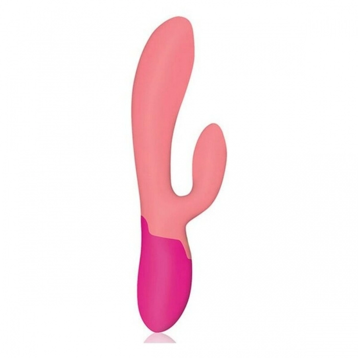 Vibrador Doble Estimulación Rianne S Essentials Xena Rabbit Coral Rosa