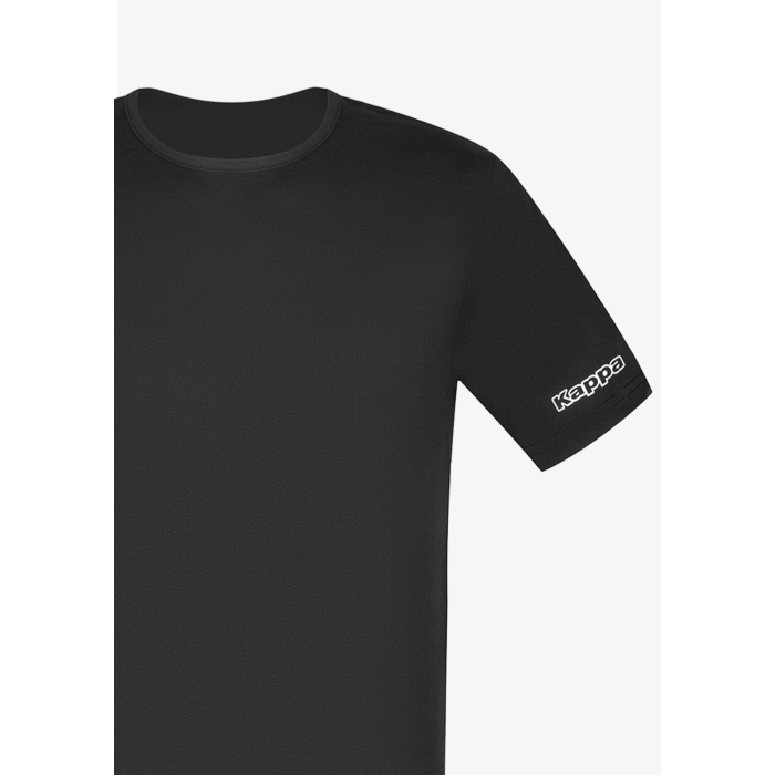CAMISETA KAPPA NEGRA MANGA CORTA