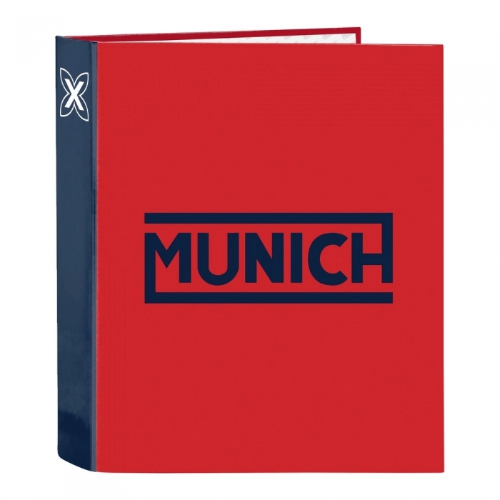 Carpeta de anillas Munich Supra Rojo A4 (40 mm)