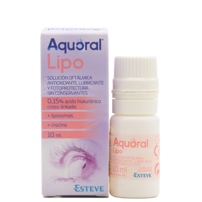 Aquoral Lipo Gotas Oftalmicas Lubricantes Esteri 10ml