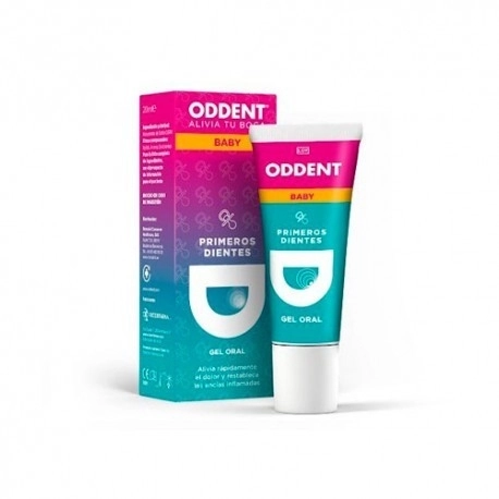 Oddent gel oral baby 20 ml + mordedor