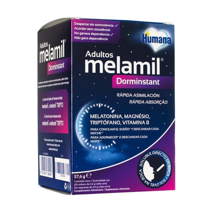 Melamil dorminstant adultos 24 sobres 2,4 g Melamil dorminstant adultos 24 sobres 2,4 g