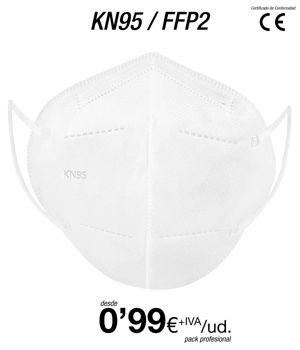 Mascarillas Autofiltrantes KN95 / FFP2, 5 Capas para una máxima protección Mascarillas Autofiltrantes KN95 / FFP2, 5 Capas para una máxima protección