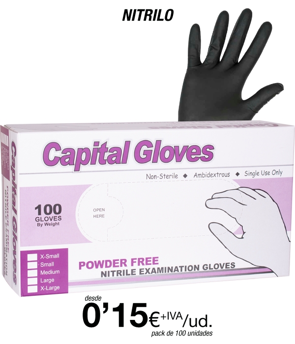 Guantes Nitrilo sin Polvo Guantes Nitrilo sin Polvo