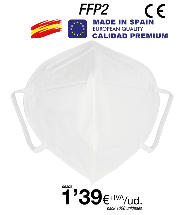 Mascarillas FFP2 Made in Spain Calidad Premium con certificado 0370-4121-PPE/B Mascarillas FFP2 Made in Spain Calidad Premium con certificado 0370-4121-PPE/B