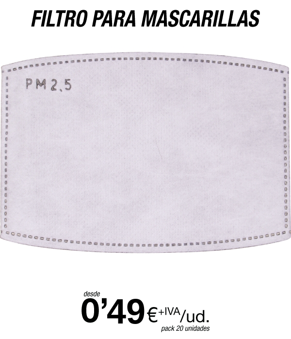 Filtro Mascarilla PM 2.5 Filtro Mascarilla PM 2.5