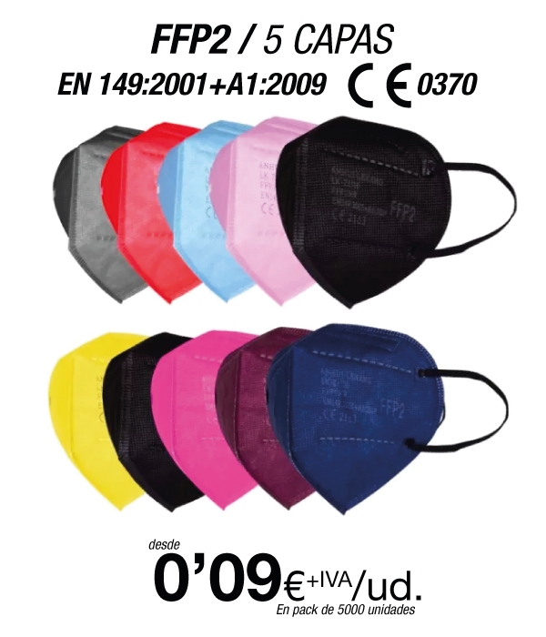FFP2 Surtido Colores FFP2 Surtido Colores