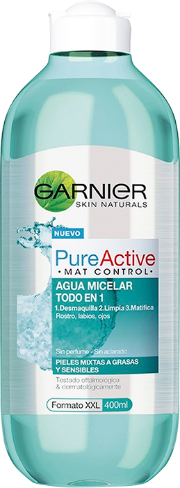 Pure Active Mat Control Agua Micelar P.Mixta a Grasa Pure Active Mat Control Agua Micelar P.Mixta a Grasa