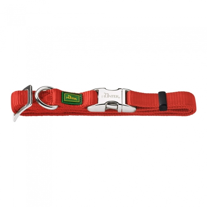 Collar para Perro Hunter Basic Alu-Strong Rojo Talla L (45-65 cm)