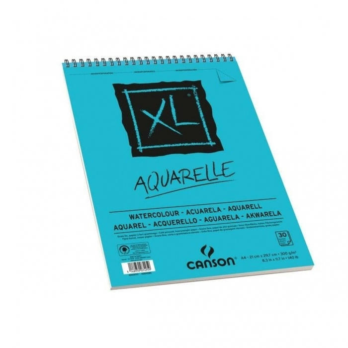 Bloc de acuarela Canson Aquarelle XL 300 g 30 Hojas 5 Unidades (29,7 x 42 cm)