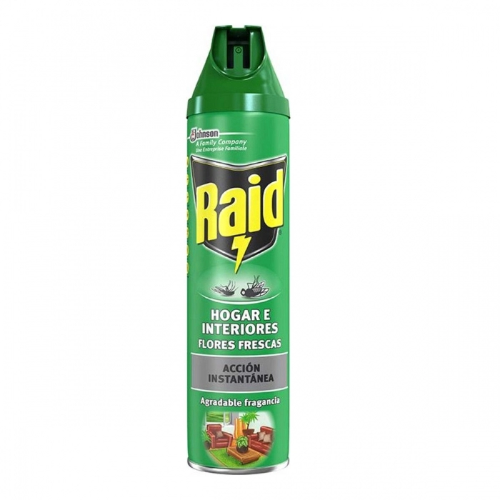 Insecticida Raid Insectos voladores Fresco (600 ml)