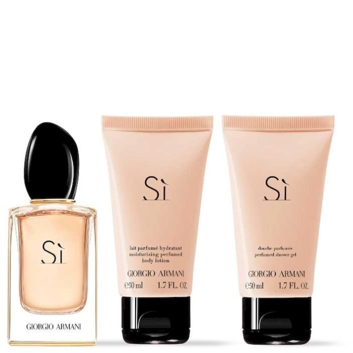 Set Sí 50ml + Shower Gel 50ml + Body Lotion 50ml