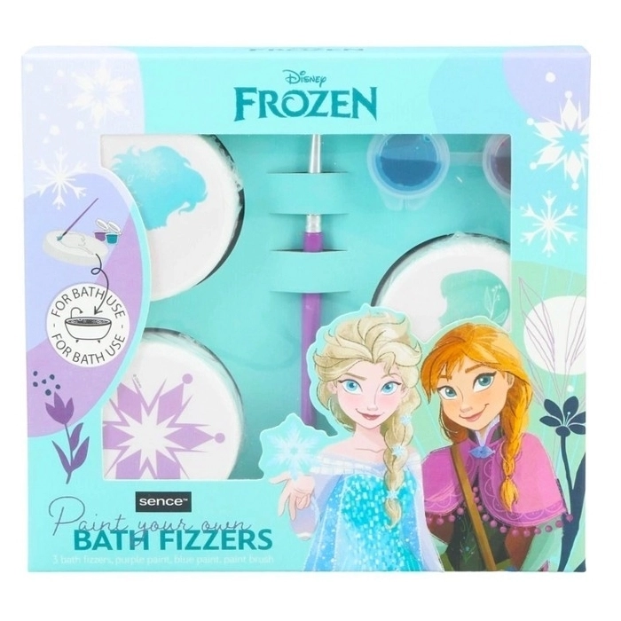 Set Frozen Paint Your Own Bath Fizzers 6 piezas